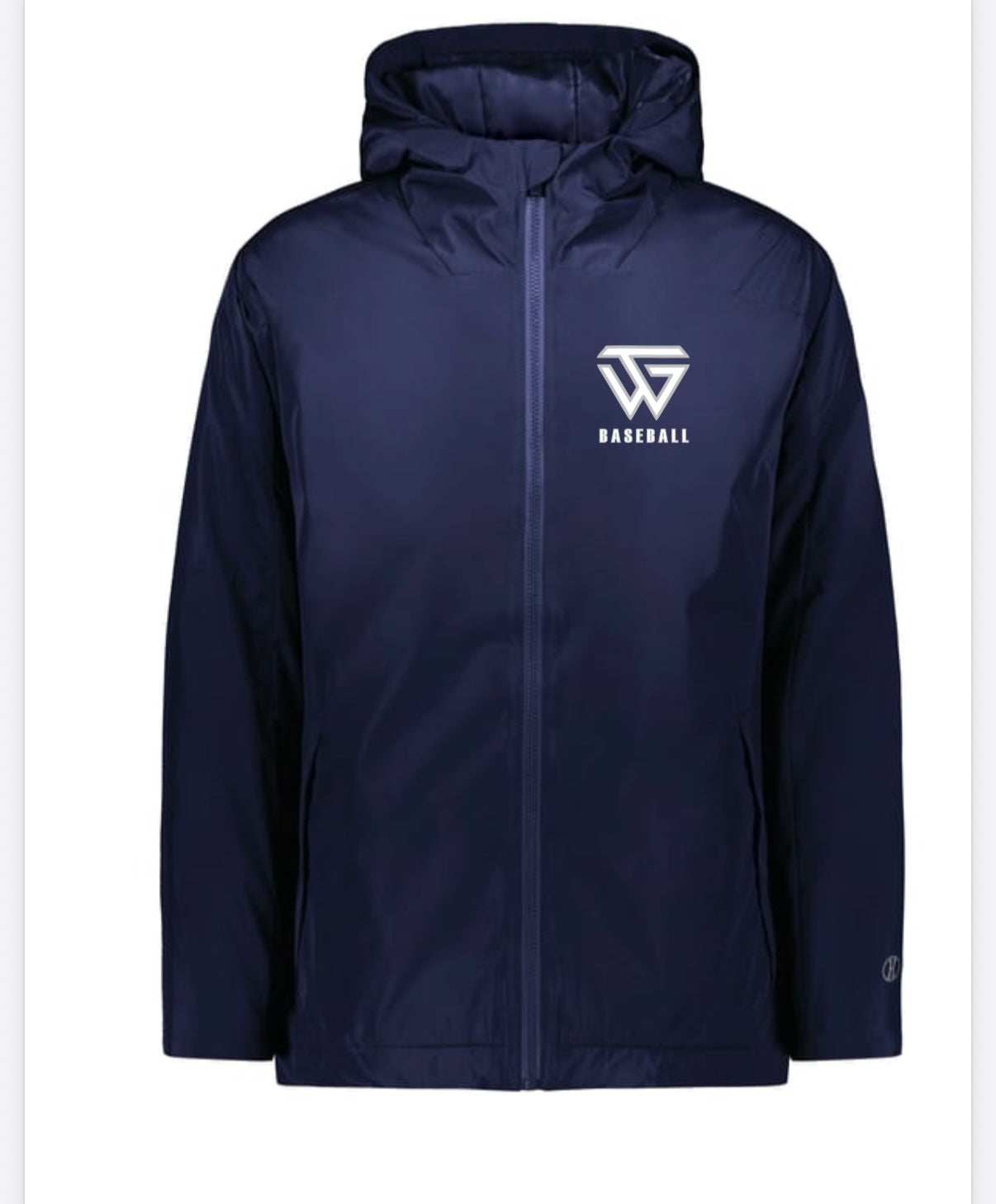Navy cold secure jacket