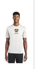 White tee front only