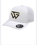 White SnapBack navy/yellow logo