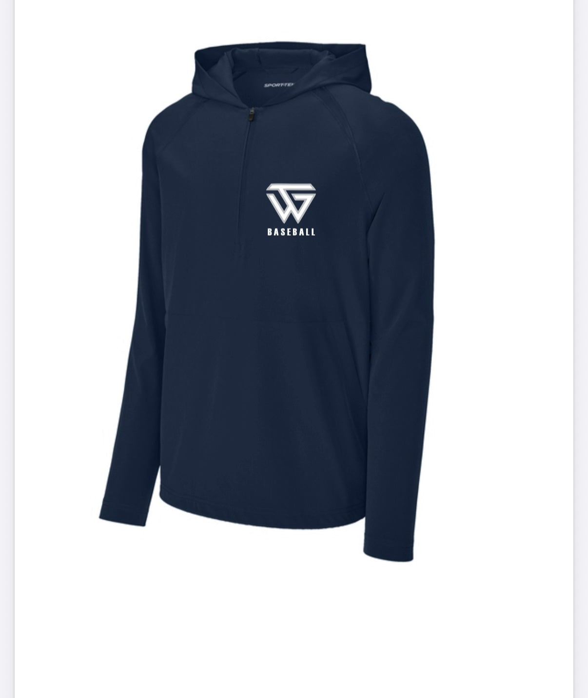 Navy cage jacket long sleeve