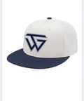 White/navy full back