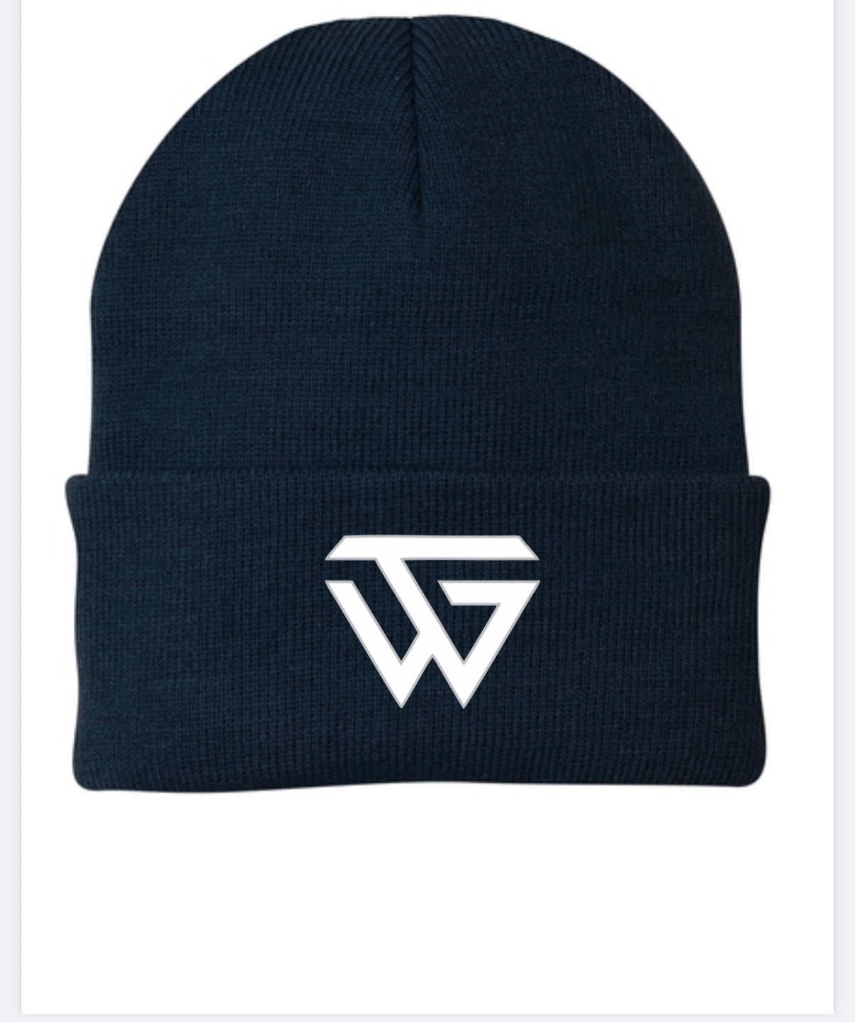 Navy beanie